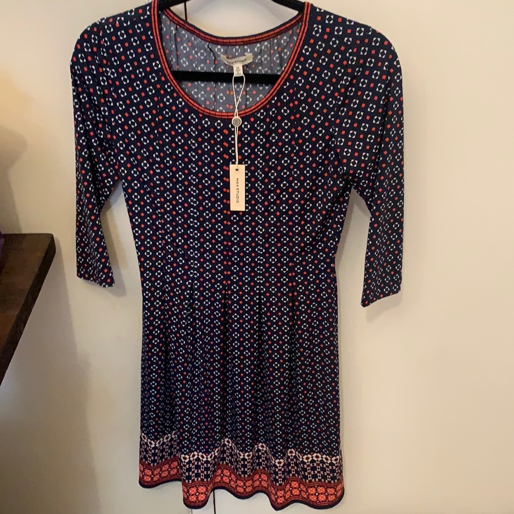 NWT Max Studio printed dress